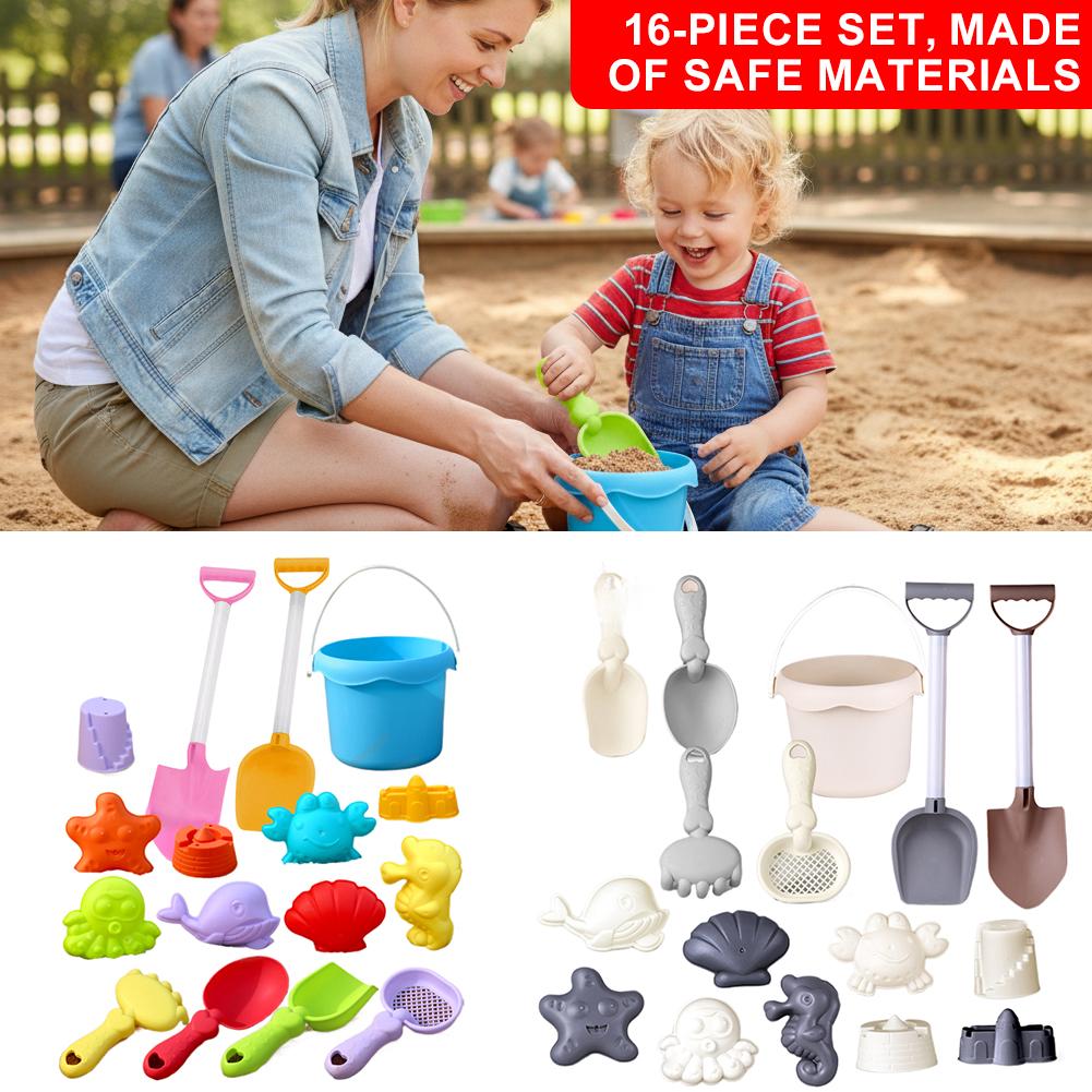Kids Outdoor Entertainment - Mini Beach Toy Set Shovels Buckets