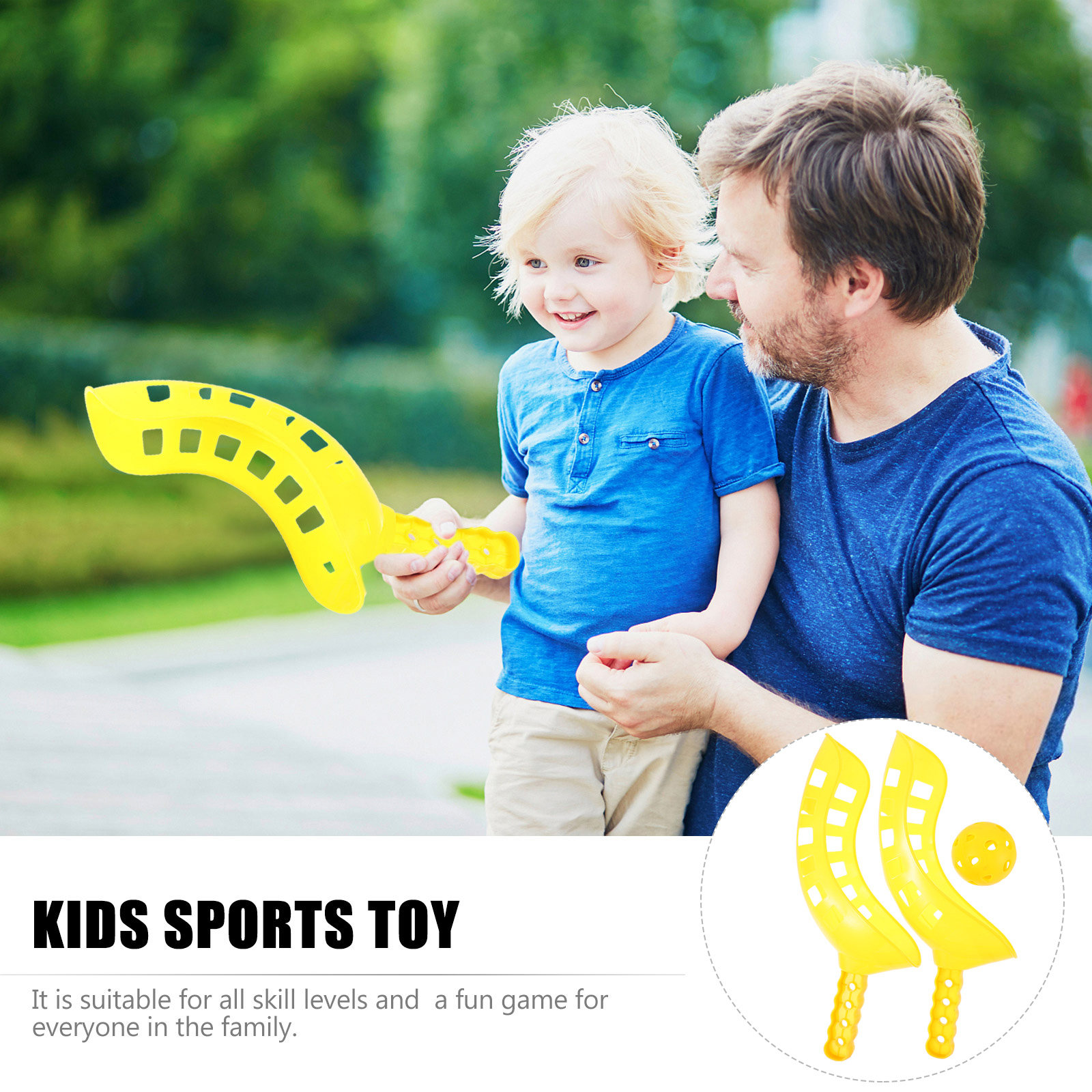 1Set Catch Ball Game Scoop Bal - Kids Outdoor Ball 评论和价格