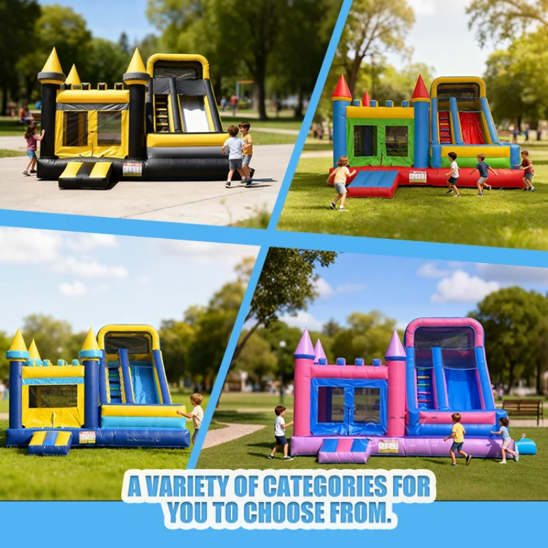Commercial Bounce House Colorf - Kids Outdoor Jumping 评论和价格