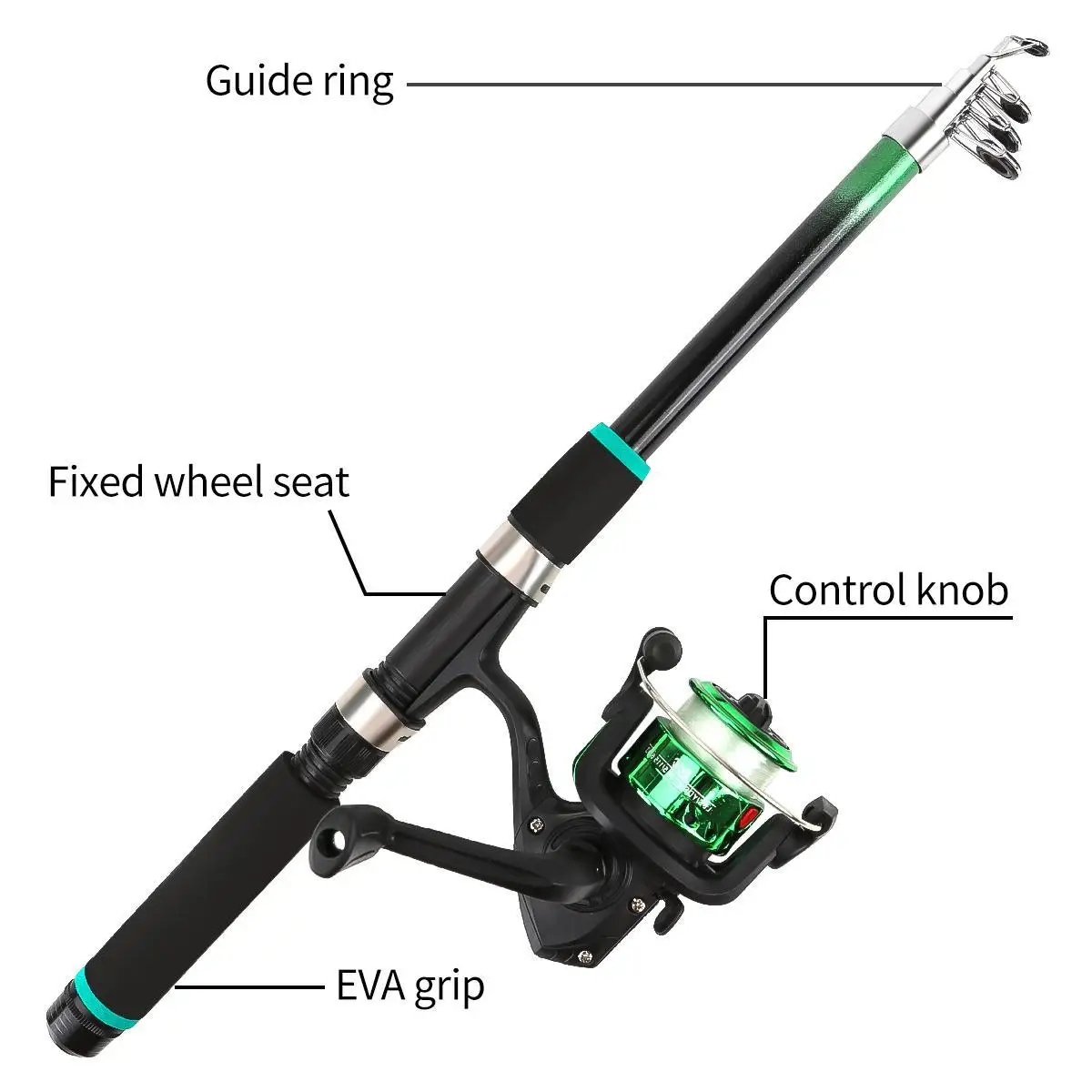 2-in-1 Telescopic Fishing Rod  - Kids Outdoor Gear 评论和价格