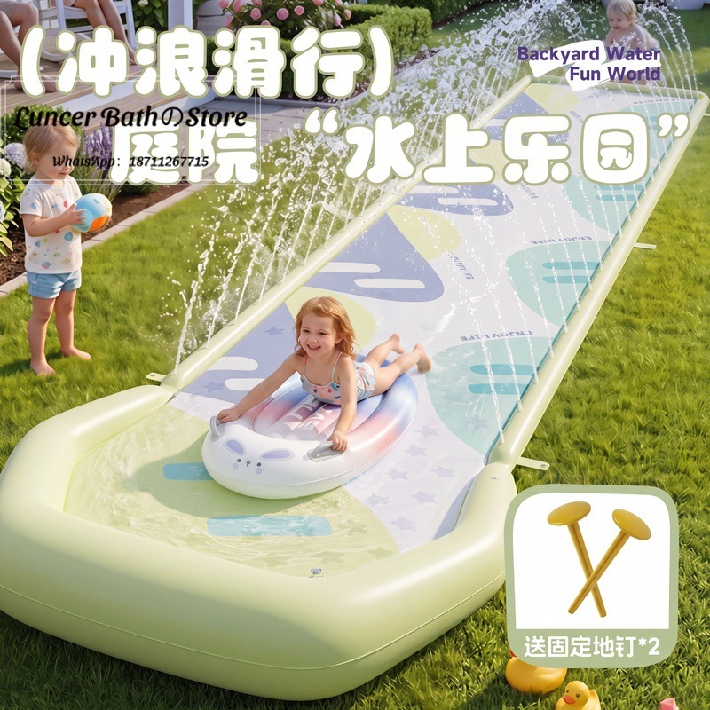 Cross-border PVC waterslide Ou - Outdoor Children'S Park 评论和价格