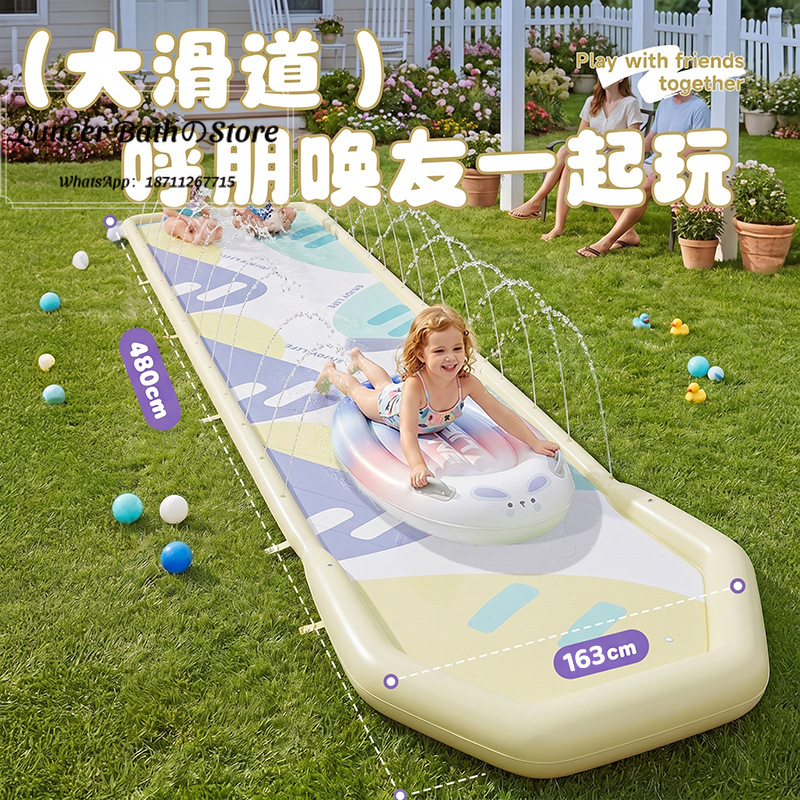 Cross-border PVC waterslide Ou - Outdoor Children'S Park 评论和价格