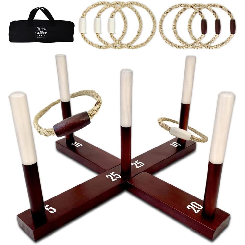 Ring Toss Game All Weather - E - Kids Outdoor Yard Toys 评论和价格