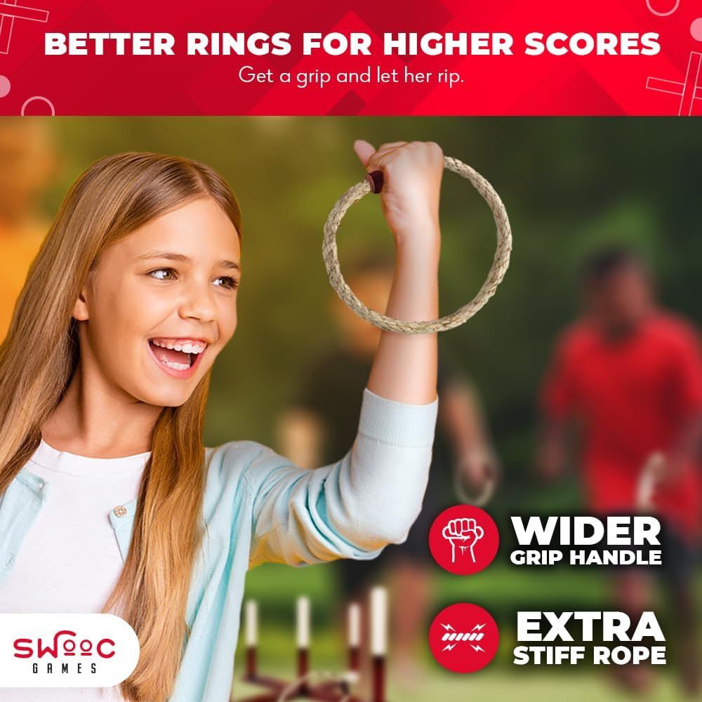 Ring Toss Game All Weather - E - Kids Outdoor Yard Toys 评论和价格