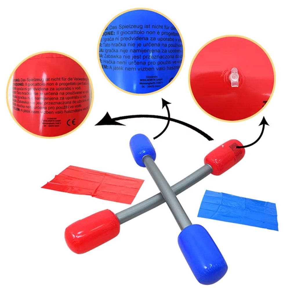 Outdoor Toys Red Blue Inflatab - Kids Outdoor Yard Toys 评论和价格