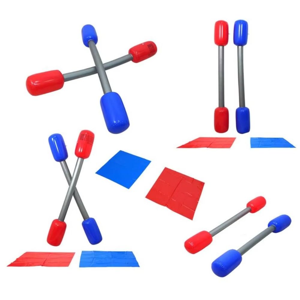 Outdoor Toys Red Blue Inflatab - Kids Outdoor Yard Toys 评论和价格