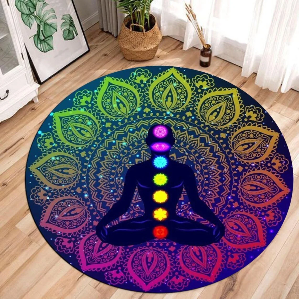7 Chakra Meditation Rug for Li - Kids Outdoor Lounge Chair 评论和价格