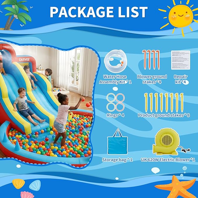 All-Season 8-in-1 Inflatable W - Outdoor Children'S Park 评论和价格
