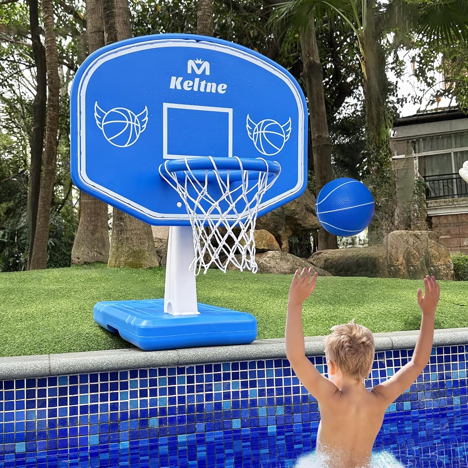 Large Swimming Pool Basketball - Kids Outdoor Fun 评论和价格