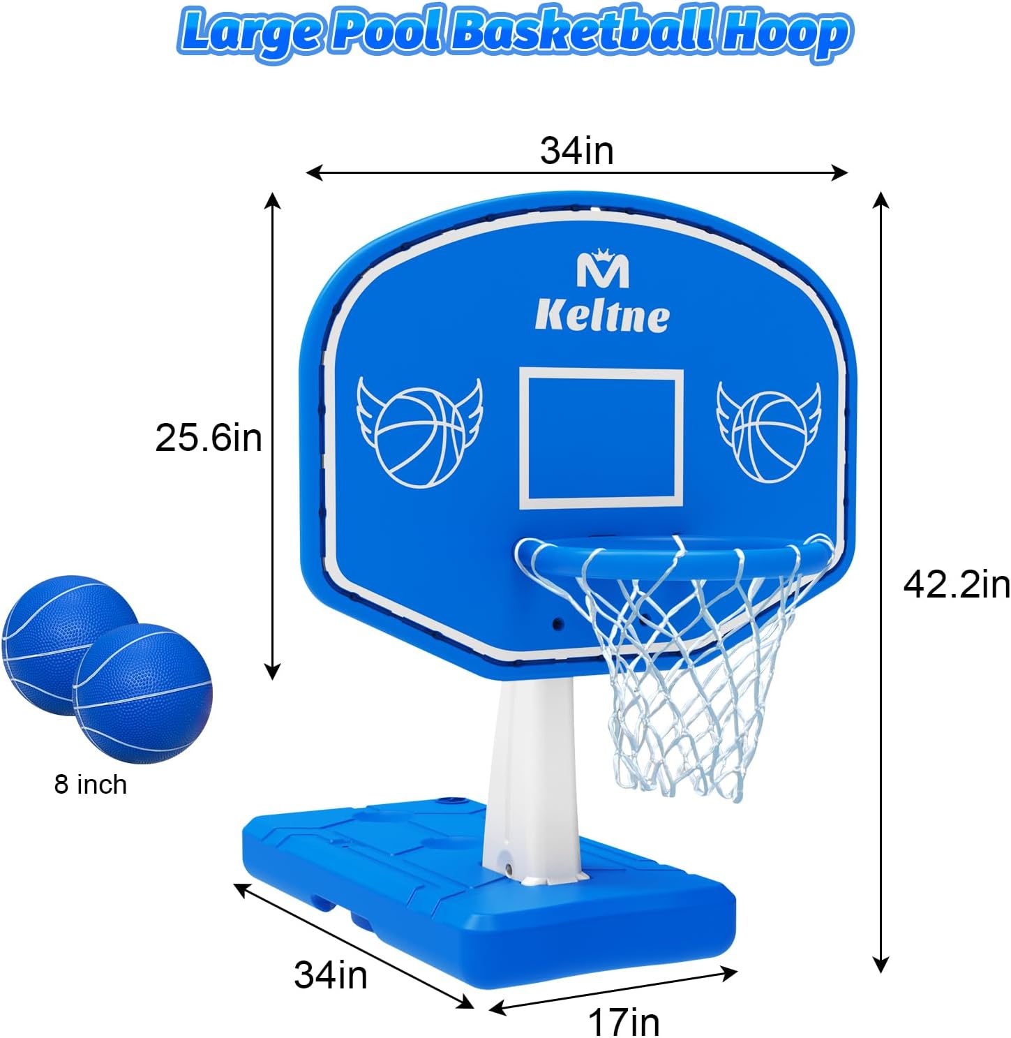 Large Swimming Pool Basketball - Kids Outdoor Fun 评论和价格