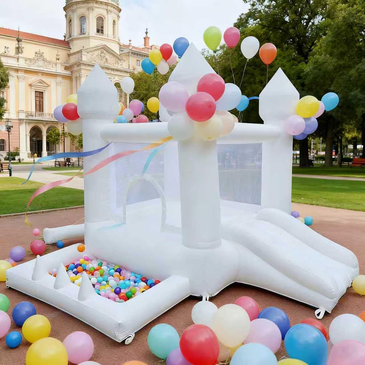 White Bounce House, Indoor and - Kids Outdoor Ball 评论和价格