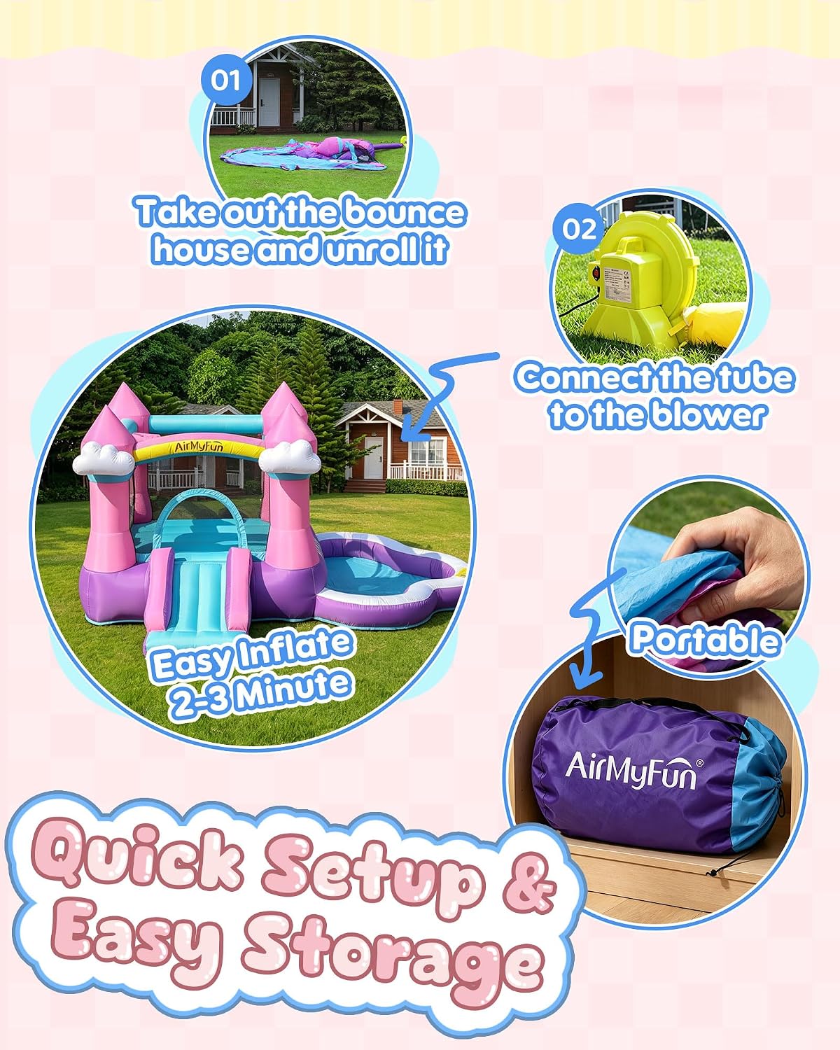 Pink Indoor/Outdoor Inflatable - Kids Outdoor Ball 评论和价格
