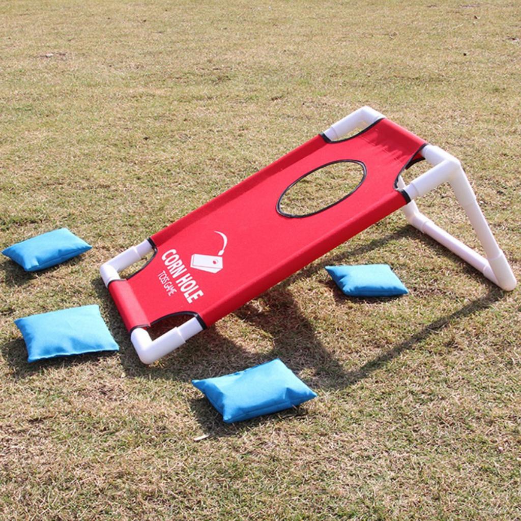 Cornhole Game Set Foldable Bea - Kids Outdoor Garden Set 评论和价格