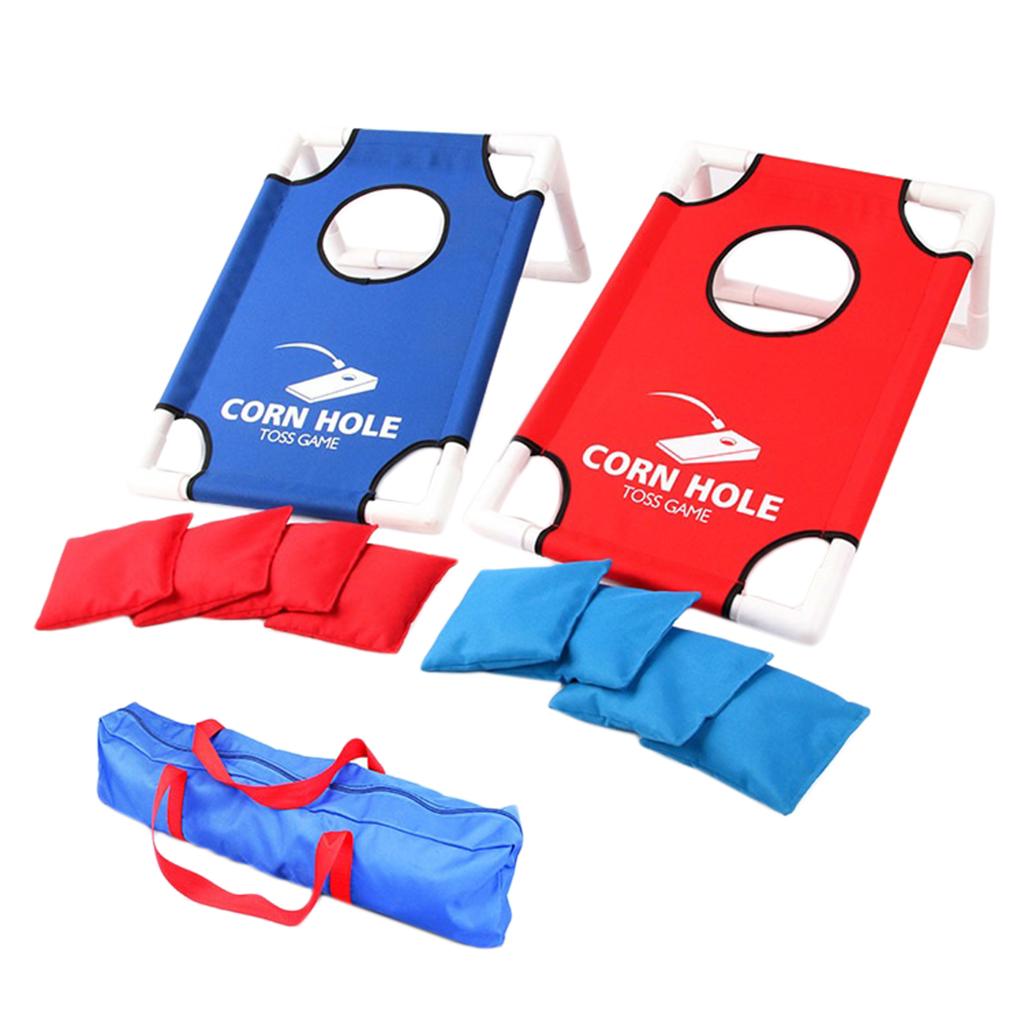 Cornhole Game Set Foldable Bea - Kids Outdoor Garden Set 评论和价格