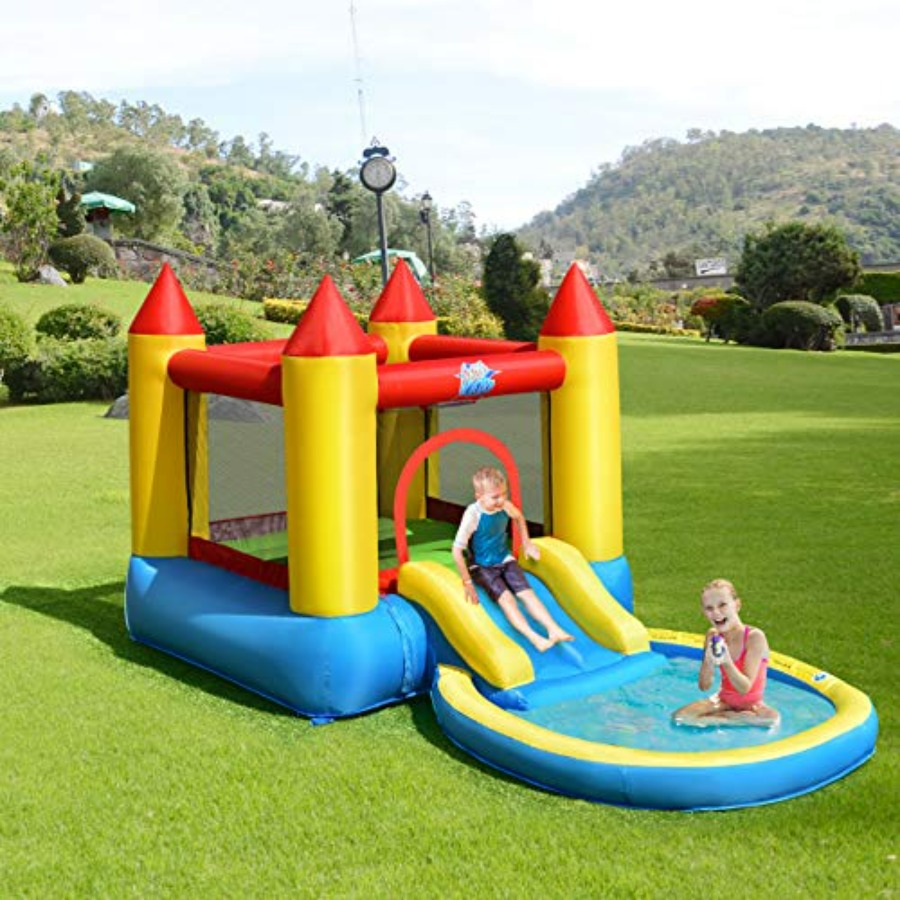 Outdoor backyard inflatable bo - Kids Outdoor Jumping 评论和价格
