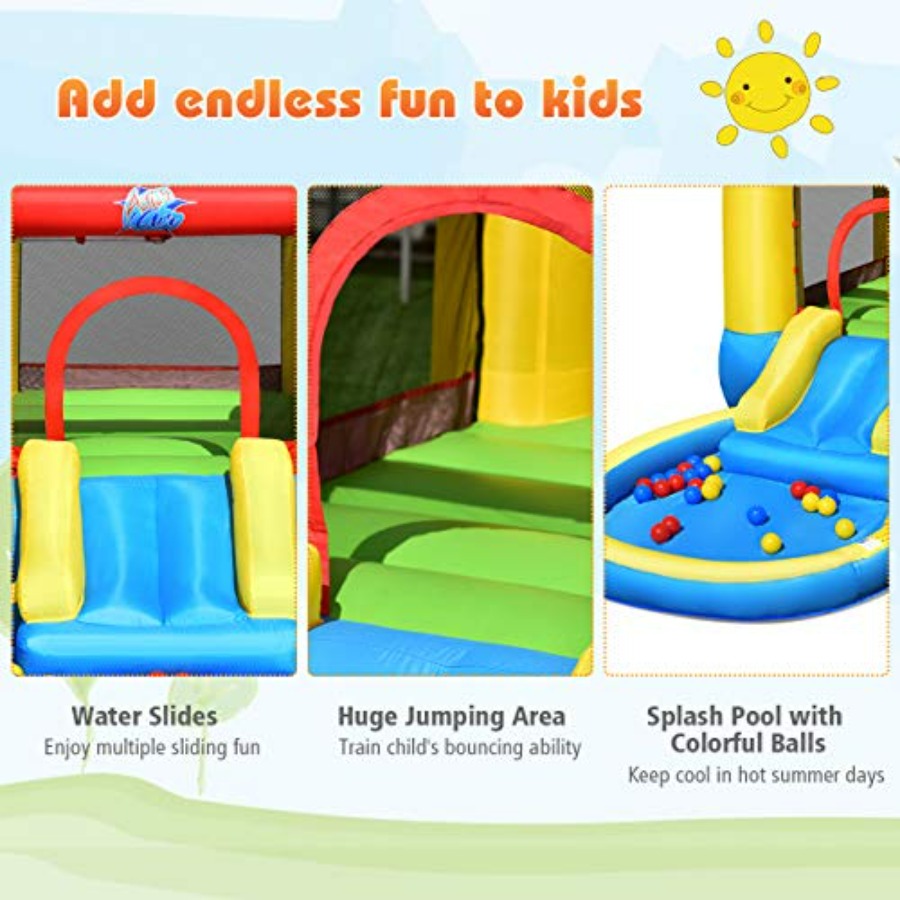 Outdoor backyard inflatable bo - Kids Outdoor Jumping 评论和价格