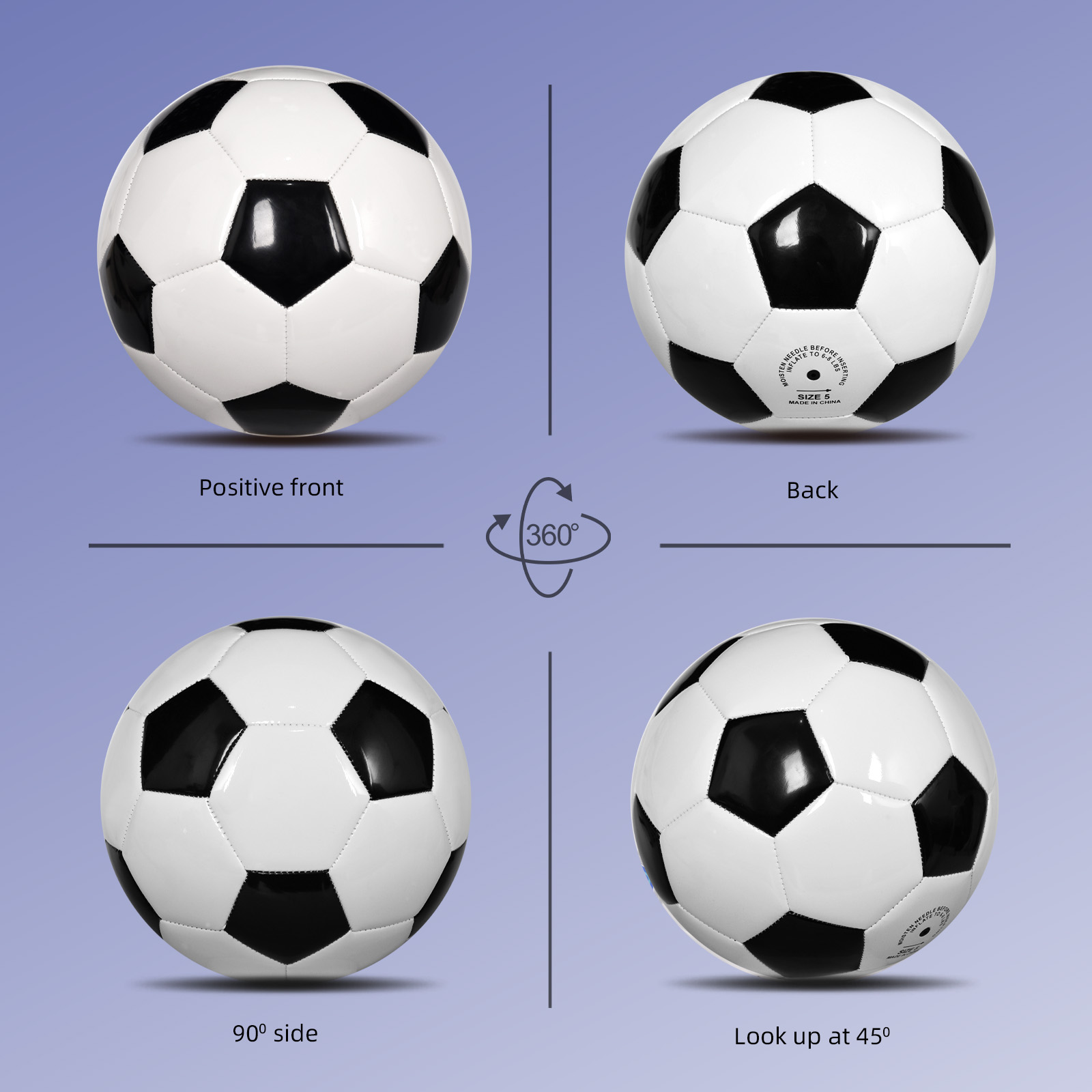 Soccer Ball-Official Size 5 Cl - Kids Outdoor Ball 评论和价格