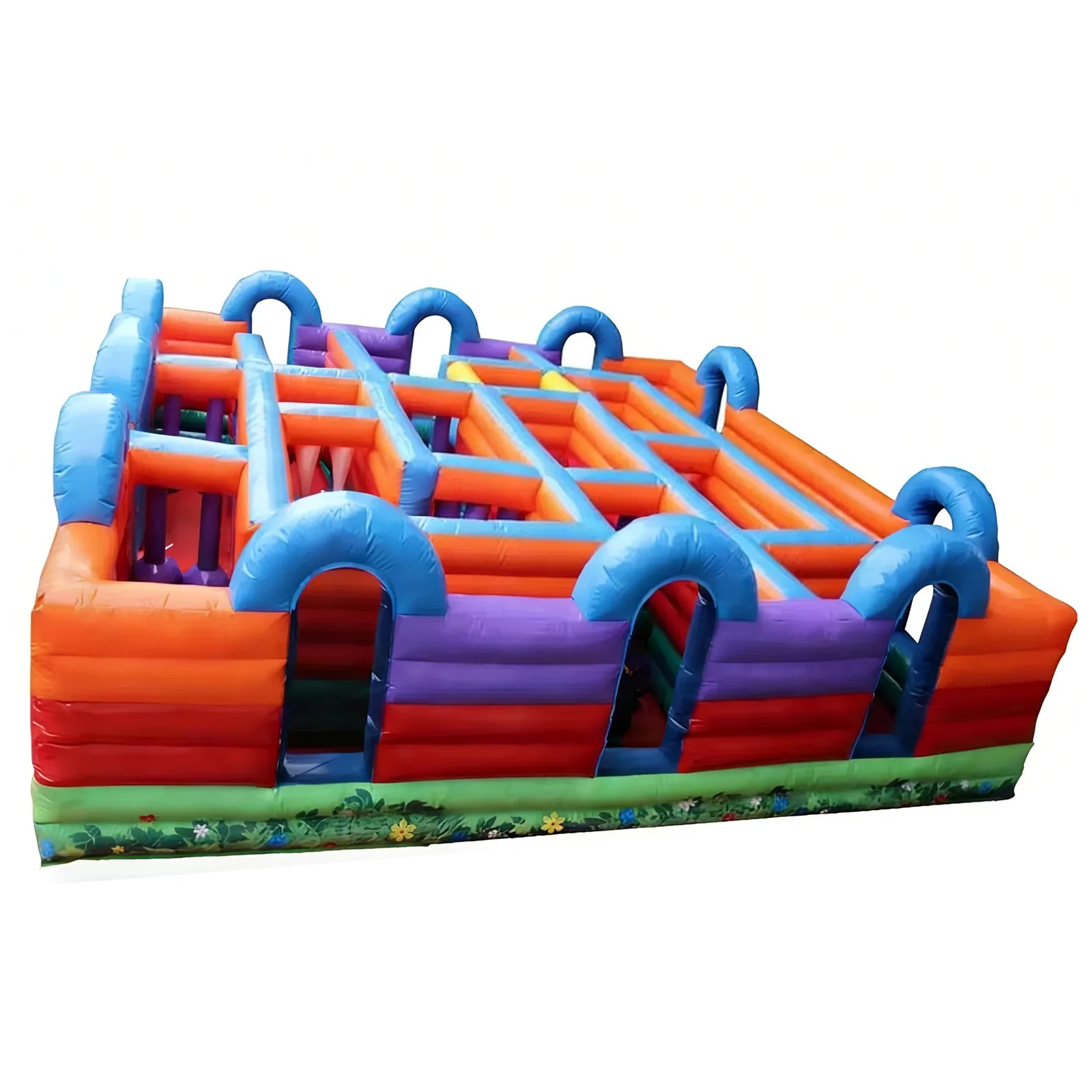 Commercial Orange Blue Obstacl - Kids Outdoor Fun 评论和价格