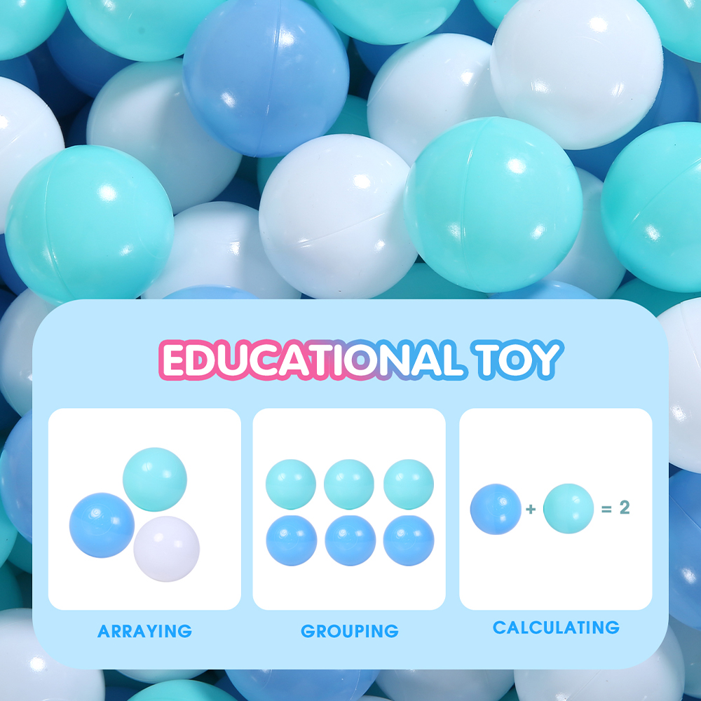 100Pcs Colors Plastic Balls Wa - Kids Outdoor Teepee 评论和价格