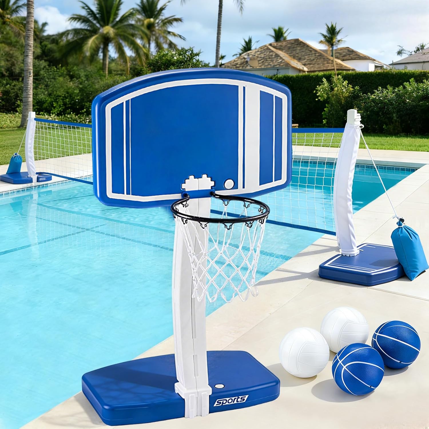 Above Ground Pool Basketball H - Kids Outdoor Fun 评论和价格