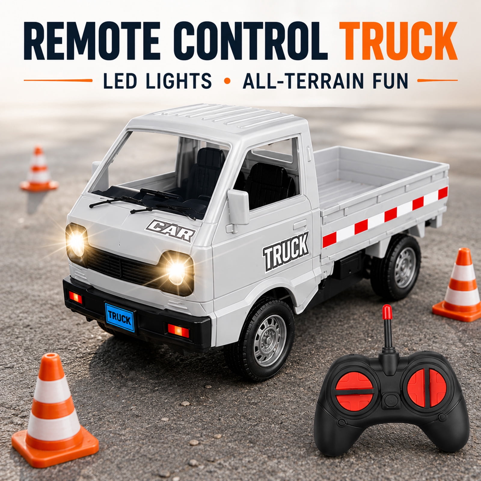 RC Pickup Truck Toy Remote Con - Kids Outdoor Electric Car 评论和价格
