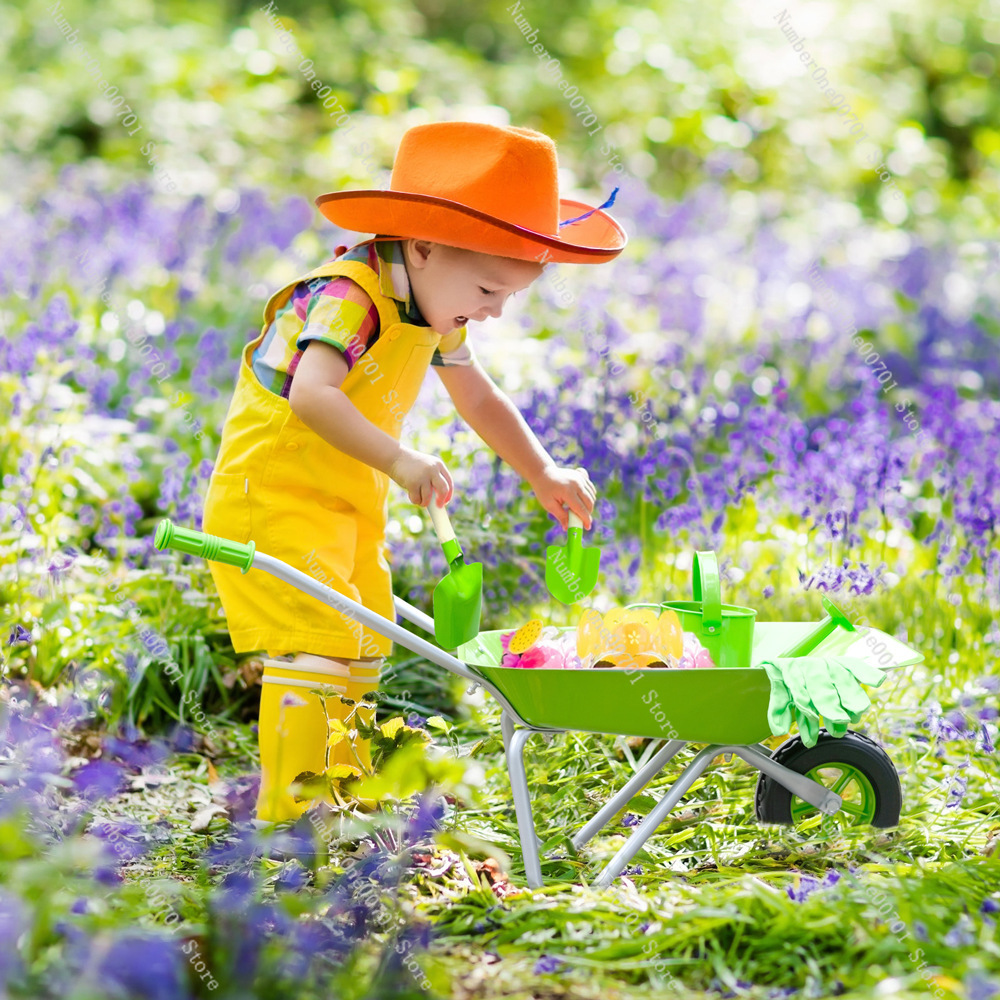 Kids Outdoor Wheelbarrow, Gree - Kids Outdoor Toys 评论和价格