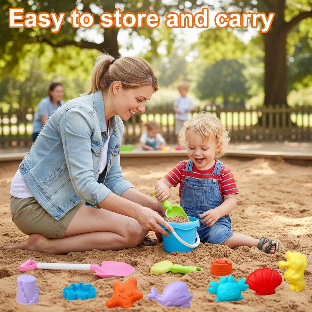Mini Beach Toy Set Shovels Buc - Kids Outdoor Entertainment 评论和价格