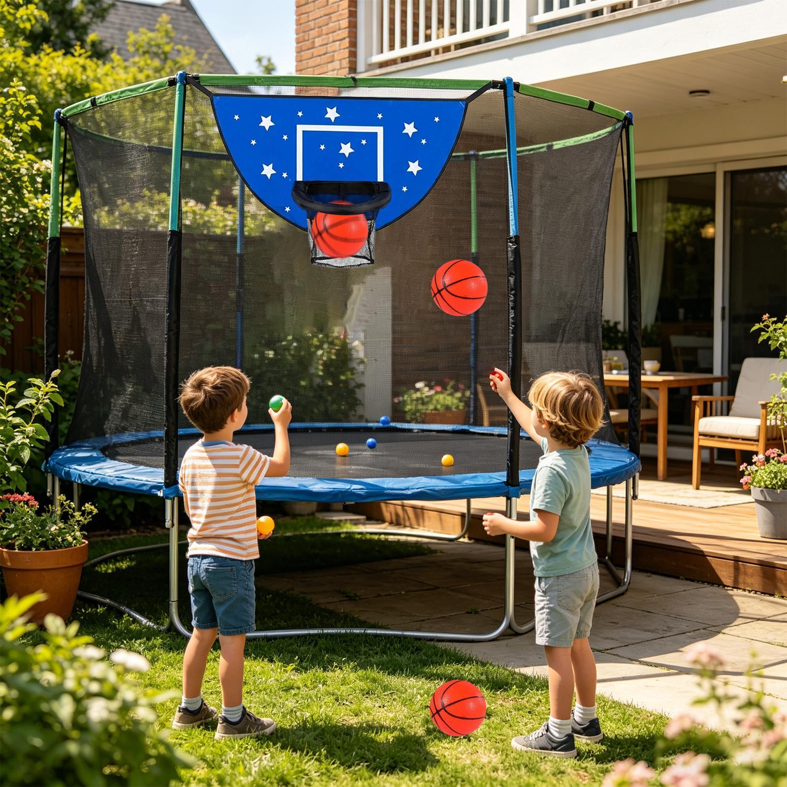 Basketball Goal For Trampoline - Kids Outdoor Fun 评论和价格