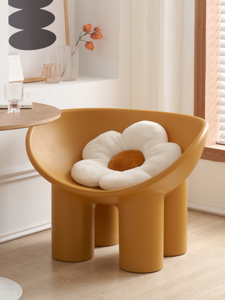 Scandinavian-Style Plastic Ele - Kids Outdoor Lounge Chair 评论和价格