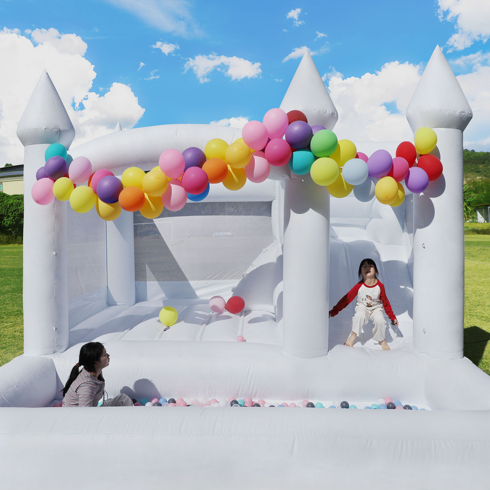 Bouncy Castle Bounce Houses Ju - Kids Outdoor Jumping 评论和价格