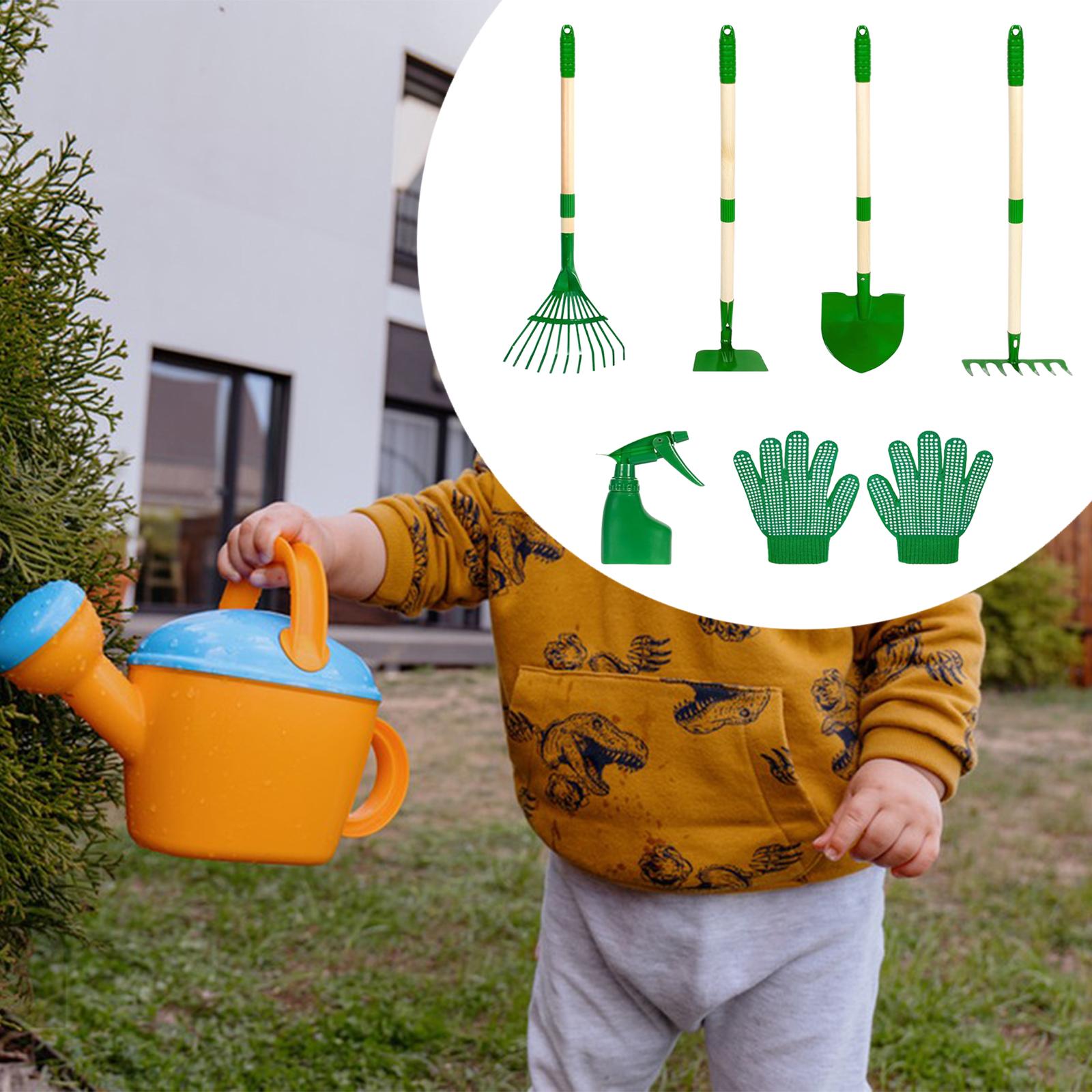 6x Kids Gardening Tools Set Ou - Kids Outdoor Garden Set 评论和价格