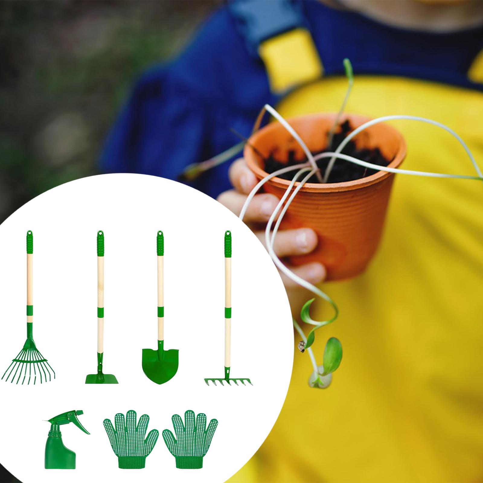 6x Kids Gardening Tools Set Ou - Kids Outdoor Garden Set 评论和价格