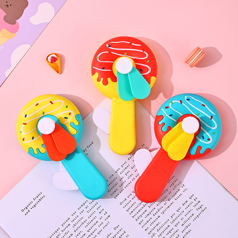 Hand Press Fan,Portable Handhe - Kids Outdoor Easter Gifts 评论和价格