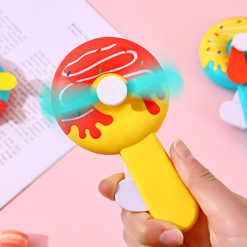 Hand Press Fan,Portable Handhe - Kids Outdoor Easter Gifts 评论和价格