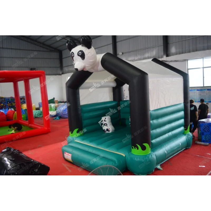 13FT Panda Inflatable Jumping  - Kids Outdoor Jumping 评论和价格