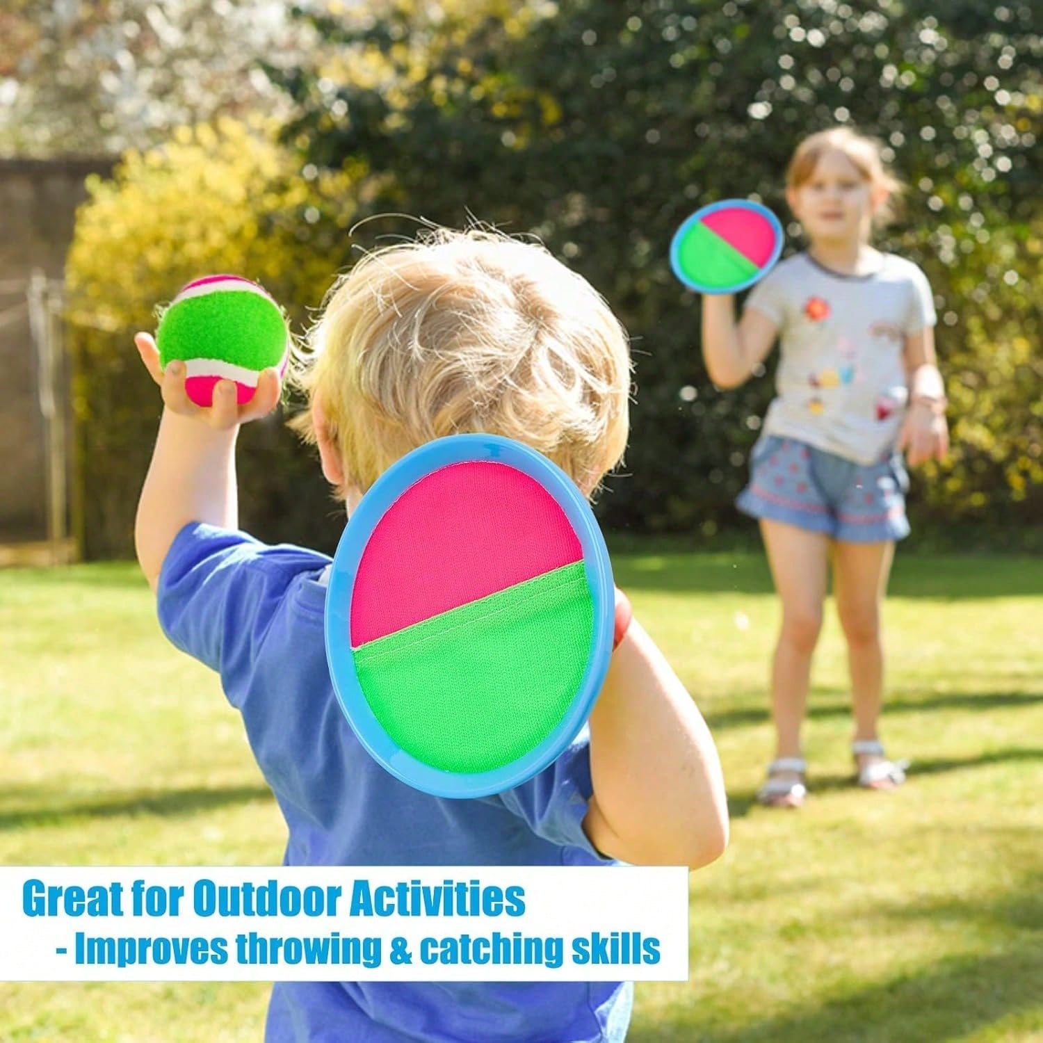 Sticky Ball Toss Catch Game Se - Kids Outdoor Easter Gifts 评论和价格