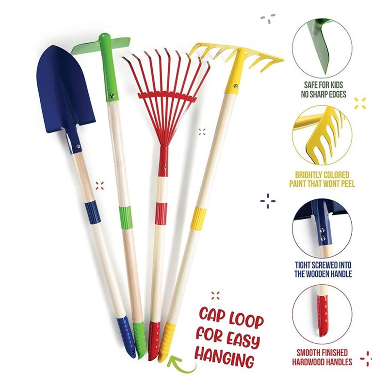 ABXE-For Kids Garden Tool Set  - Kids Outdoor Garden Set 评论和价格